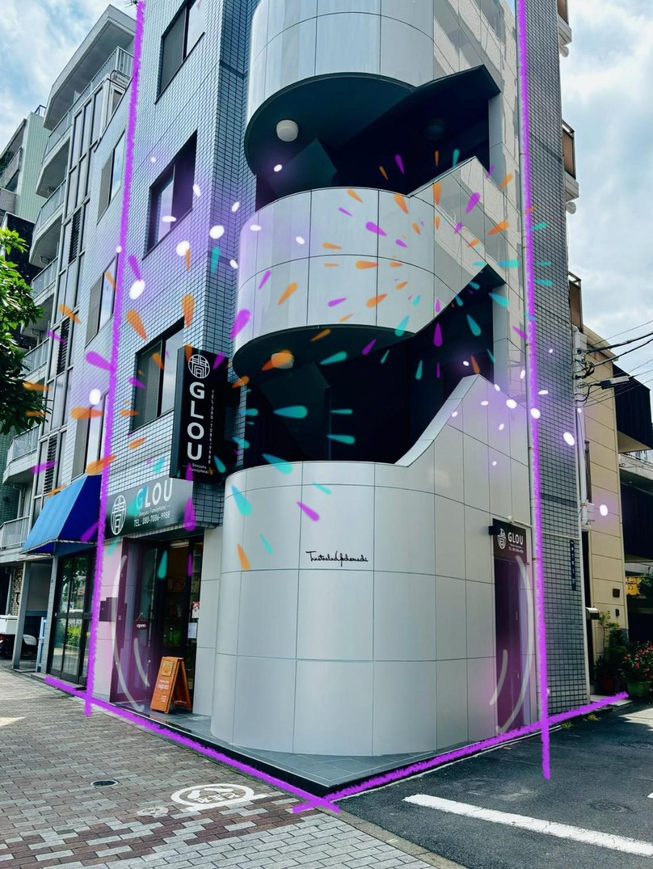 Ferienwohnung Glou Shinjuku Family Präfektur Tokio Exterior foto